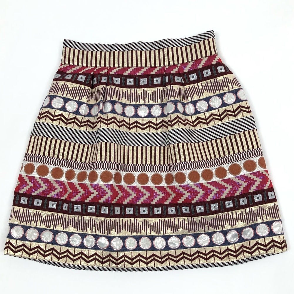 Anthropologie Nomad Morgan Carper Multicolor Skirt